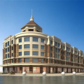 欧式 商业楼 住宅沿街