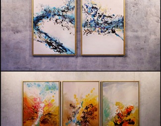 现代客厅装饰画