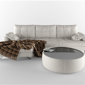 现代 多人沙发 沙发