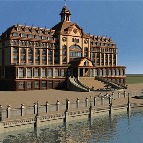 现代 酒店建筑 酒店宾馆