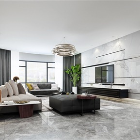 现代 客厅 会客厅