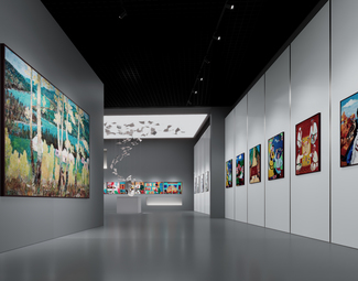 现代 展厅 美术馆艺术馆