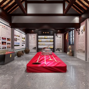 新中式 展厅 村史馆展厅