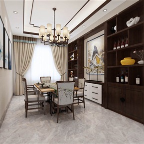 新中式 餐厅 客厅