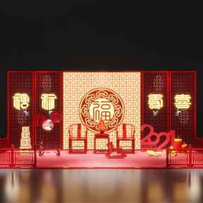 新中式 美陈 舞美