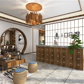 新中式 茶馆 茶馆会所