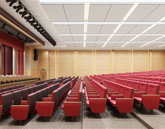 现代阶梯式会议室