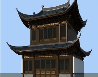 中式古代房顶
