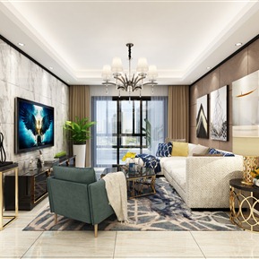 轻奢 客厅