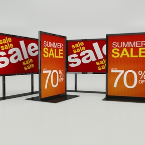 现代 广告牌 广告架