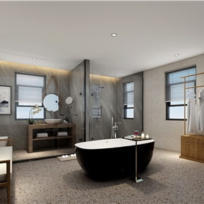 新中式 卫生间 民宿卫生间