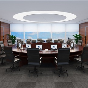 现代 会议室 会议桌椅