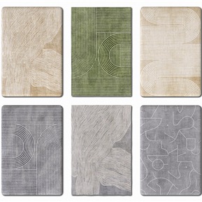 侘寂 方形地毯 地毯