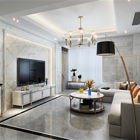 轻奢 客厅