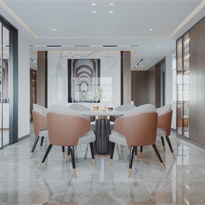 现代 餐厅 客餐厅