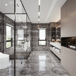 现代 卫生间