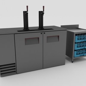 现代 饮品柜 加料柜