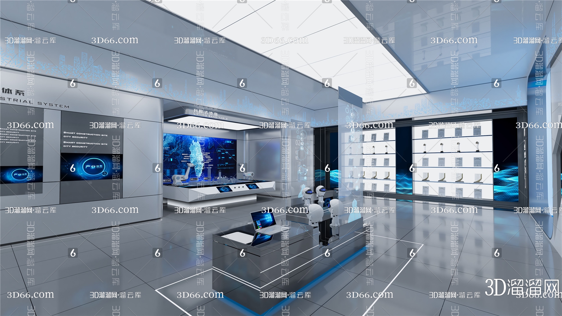 【展厅3D模型下载】-展厅3D模型素材下载_3D溜溜网-花瓣网