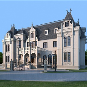 欧式 会所建筑 酒庄会所酒店