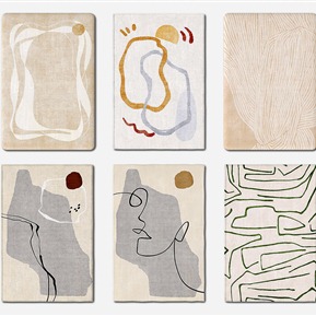 现代 方形地毯 地毯二十八