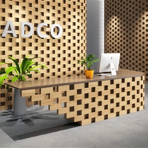 现代 接待台 前台接待