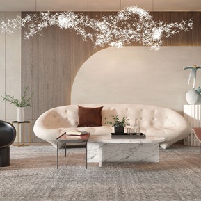 现代 沙发茶几组合