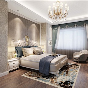 轻奢 卧室 主卧