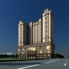 欧式 住宅楼 商业住宅综合体