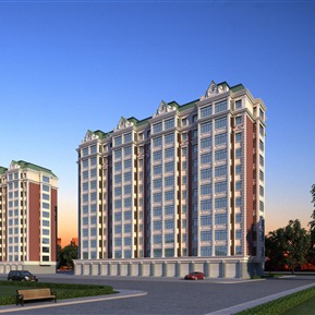 欧式 住宅区 住宅高层