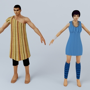 民族风 双人 少数民族服饰