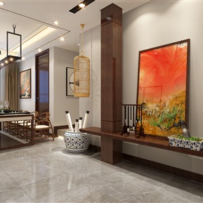 新中式 餐厅 客餐厅