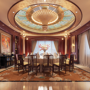 新中式 包间 豪华包间