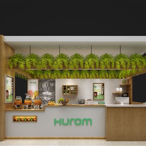 现代 收银台 展厅