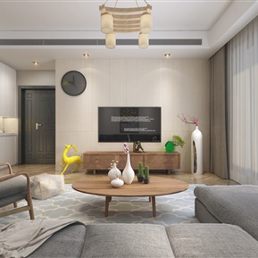 北欧 客厅 卧室