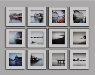 现代 风景画 装饰画 艺术化 挂画