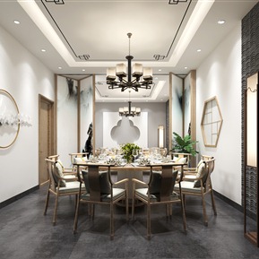 新中式 包间 小包间