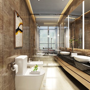 轻奢 卫生间 卧室卫生间