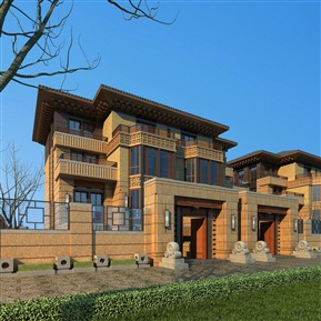 新中式 独栋别墅 私家别墅