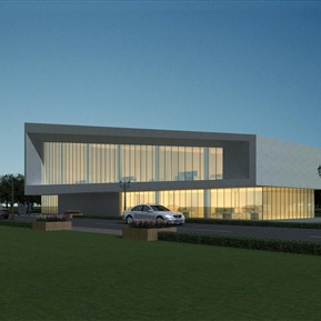 现代 办公楼 办公楼展馆