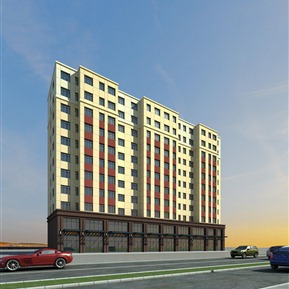 现代 商业楼 商业住宅楼