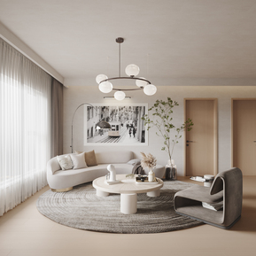 侘寂 客餐厅 客厅