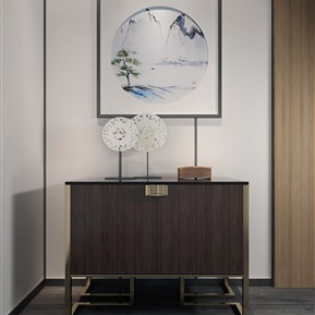 新中式 边柜 餐边柜