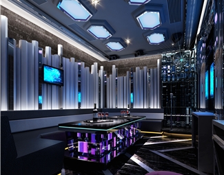 现代 KTV 包间
