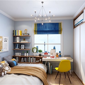 北欧 卧室 次卧室