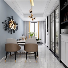 轻奢 餐厅 客餐厅