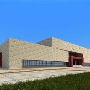 现代 建筑 文化馆