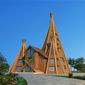 现代 动物园 接待中心