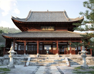 中式中式建筑入口