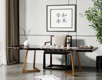 新中式书桌书桌椅