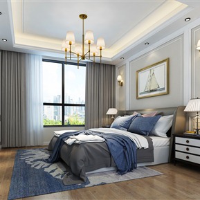 美式 卧室